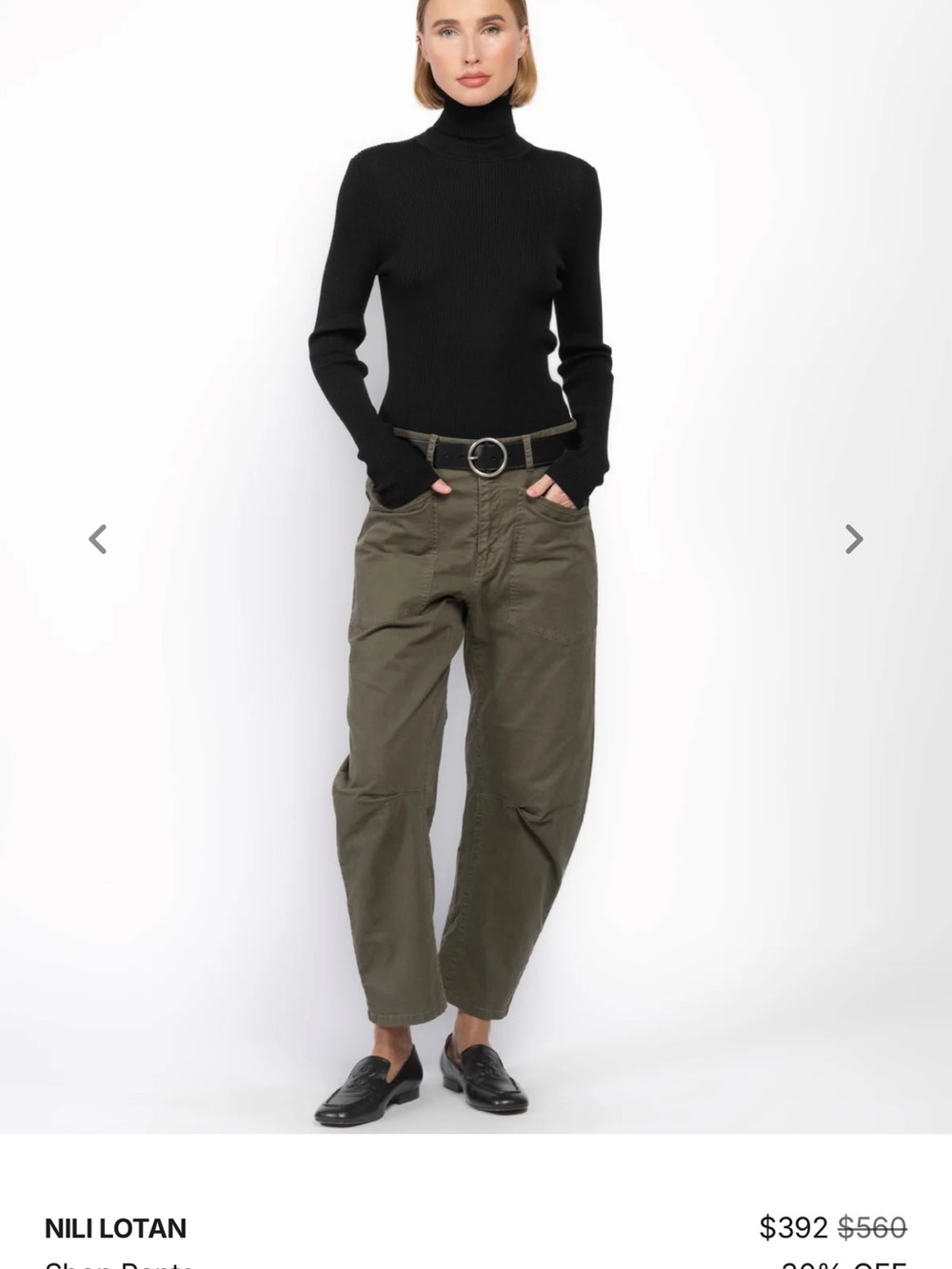 Nili Lotan Shon cotton pants - Picture 3 of 6